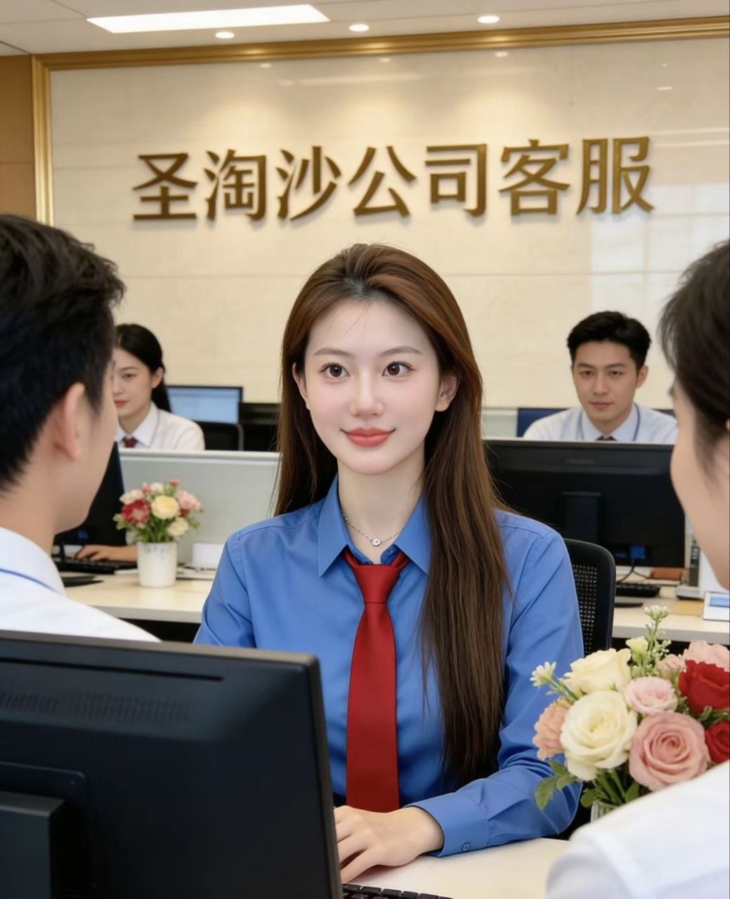 华纳东方明珠客服中心展示